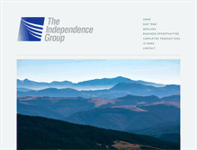 Tablet Screenshot of independencegroup.com